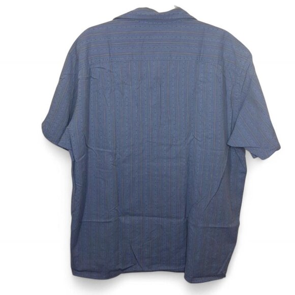 Men’s Y2K VanHeusen‎ Blue Cotton Button Down Shirt - Picture 3 of 4